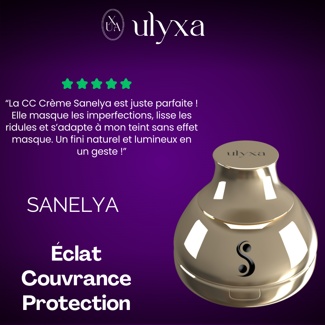 CC Crème Sanelya – Haute Couvrance & Soin Teint Parfait – Peau Unie & Naturelle