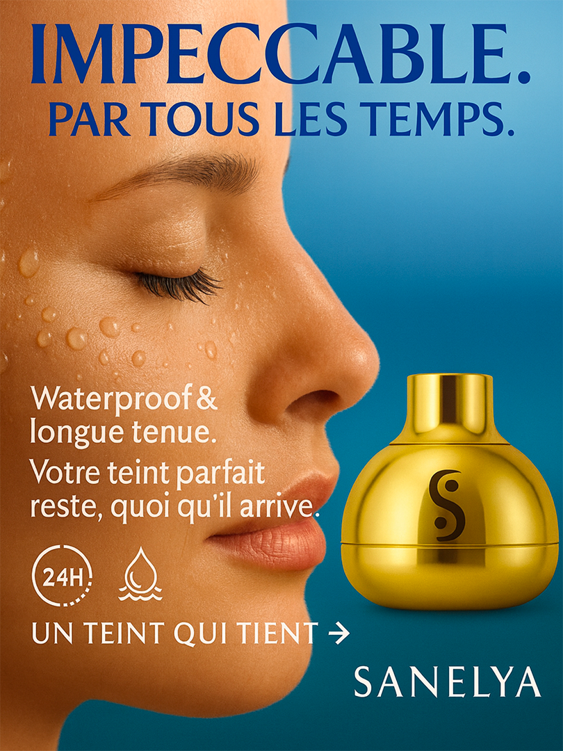 CC Crème Sanelya – Haute Couvrance & Soin Teint Parfait – Peau Unie & Naturelle