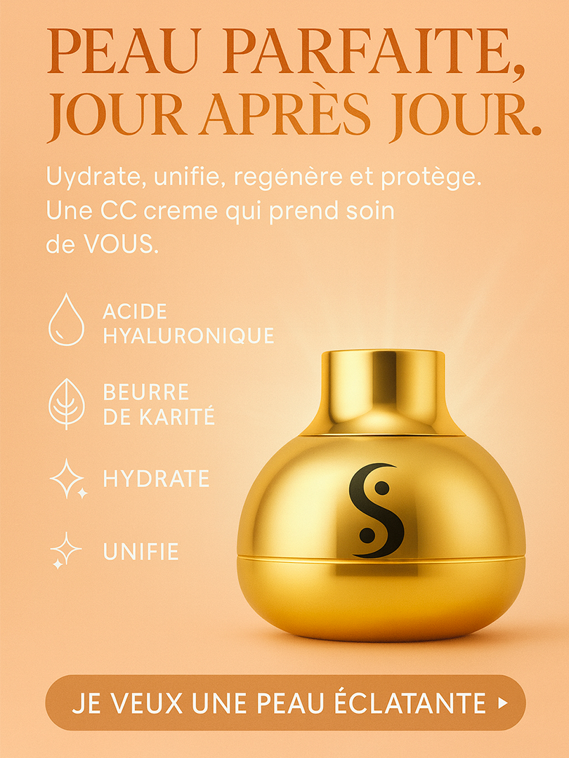 CC Crème Sanelya – Haute Couvrance & Soin Teint Parfait – Peau Unie & Naturelle