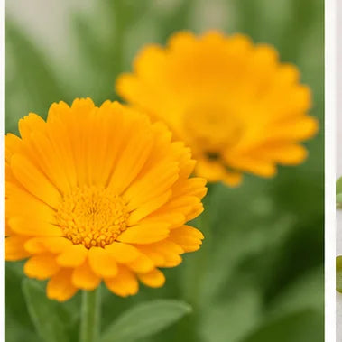 Avant / Après de Extrait de Calendula 