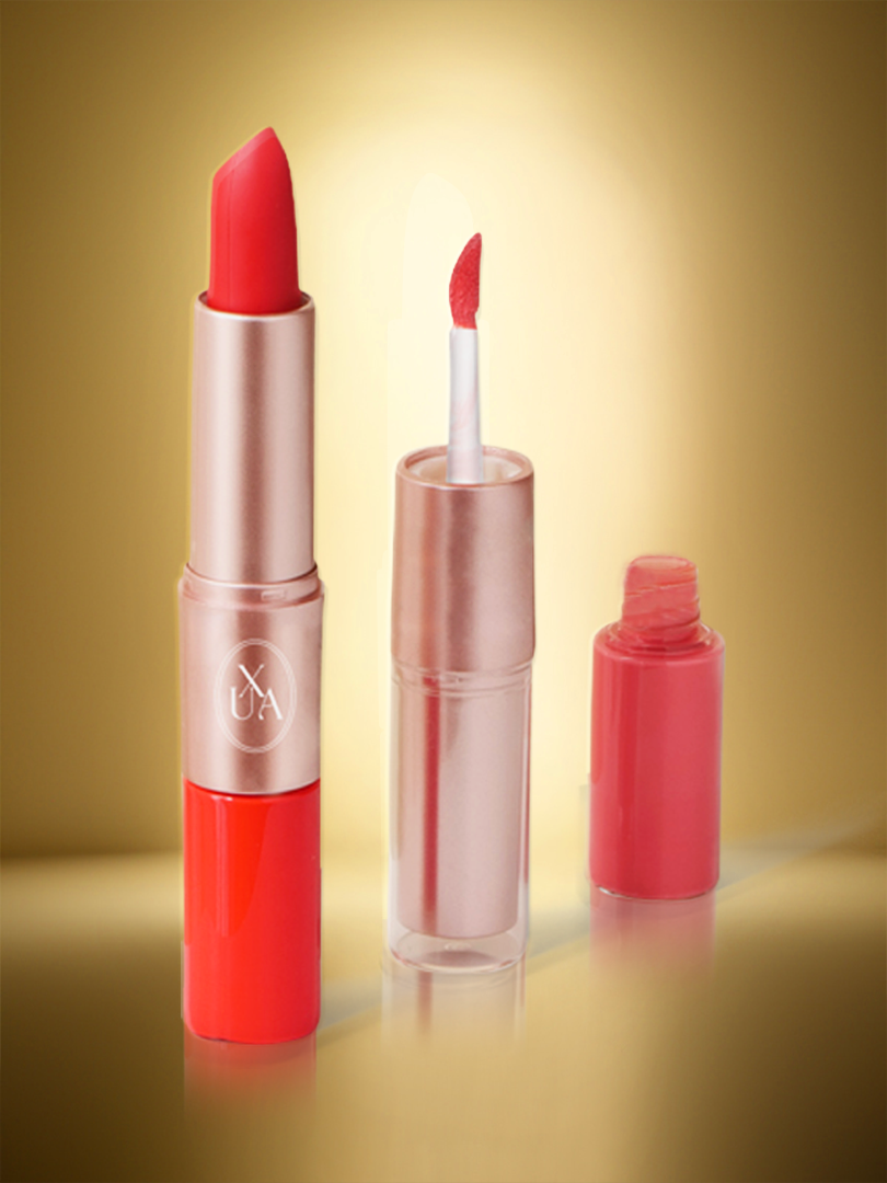 rouge à lèvres 2en1 brillant et matte double efficacité